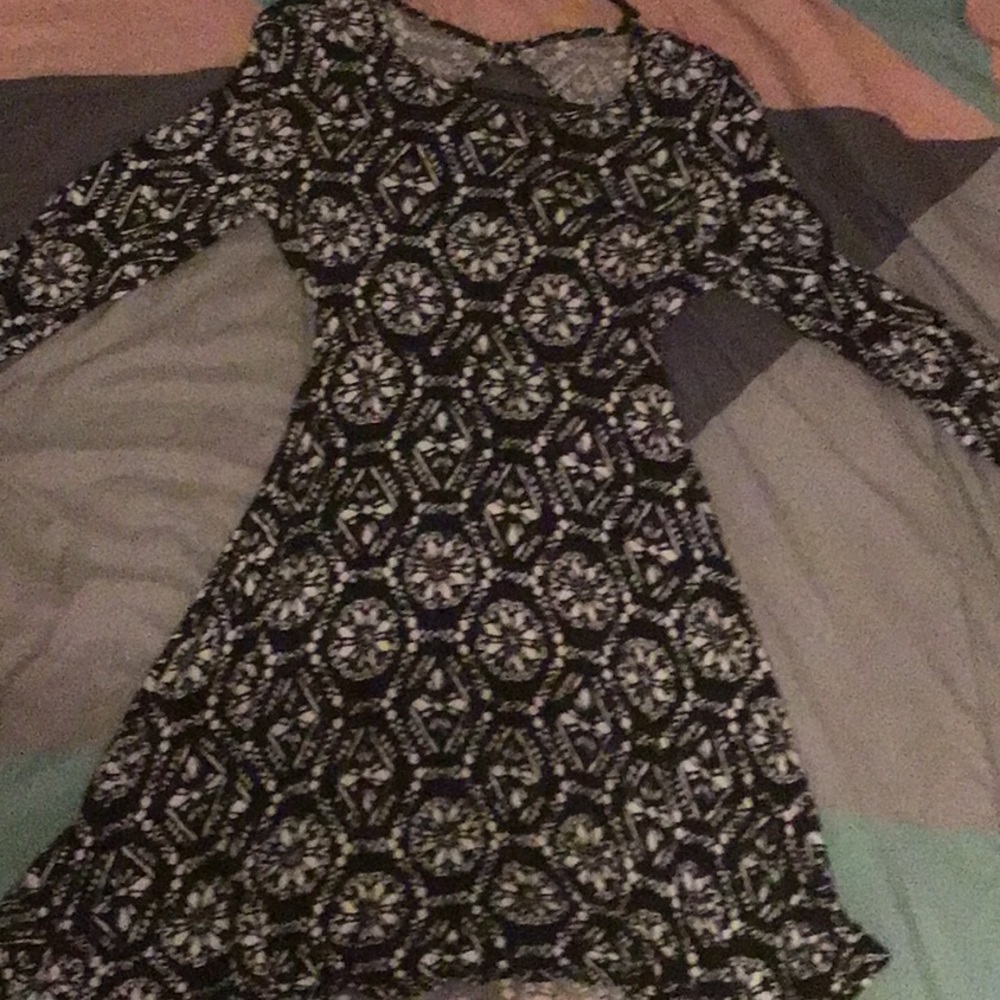 Black and white dress